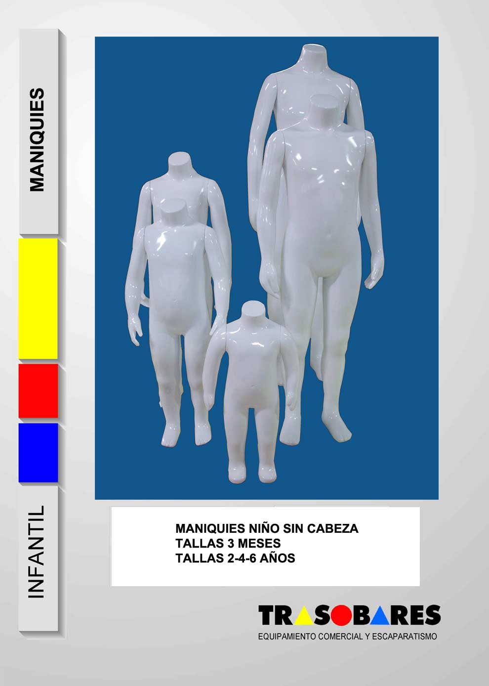 maniquies de niño sin cabeza