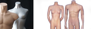 maniquies para escapparate de confeccion de sra. o caballero. Esculturas, bustos 