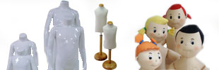 Maniquies infantiles, como bustos, perchas, maniquies sin cabeza