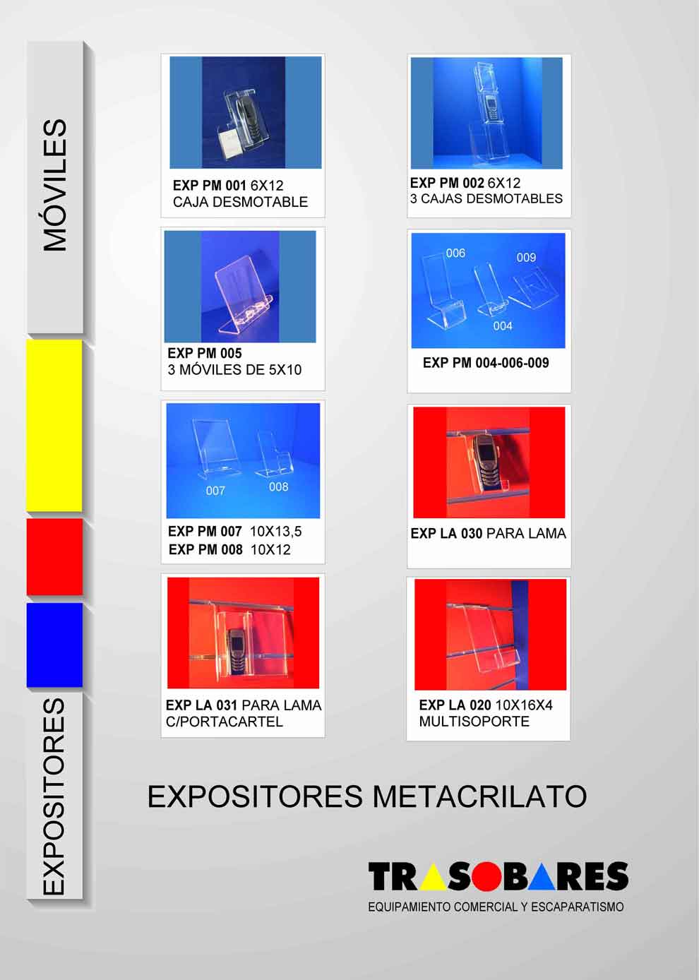 soportes de metacrilato para moviles