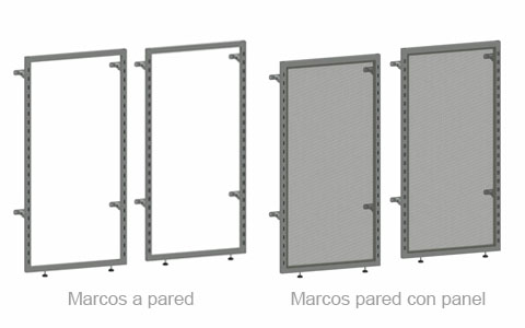 tipos de marcos con o sin fondos traseros