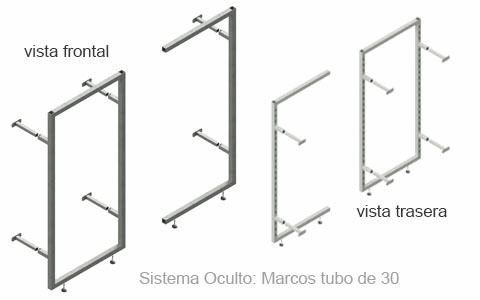 Marcos desplazados inicial y adicional