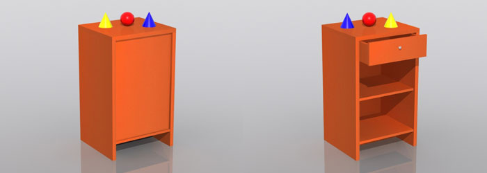 buck caja color naranja